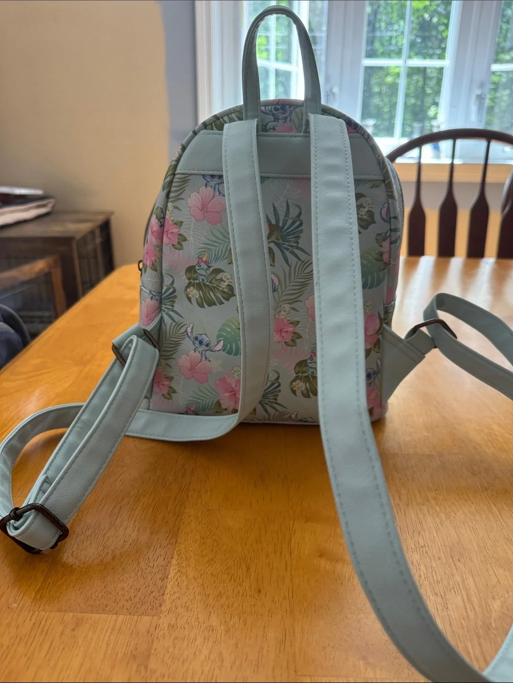 Loungefly Pastel Floral Stitch Mini Backpack